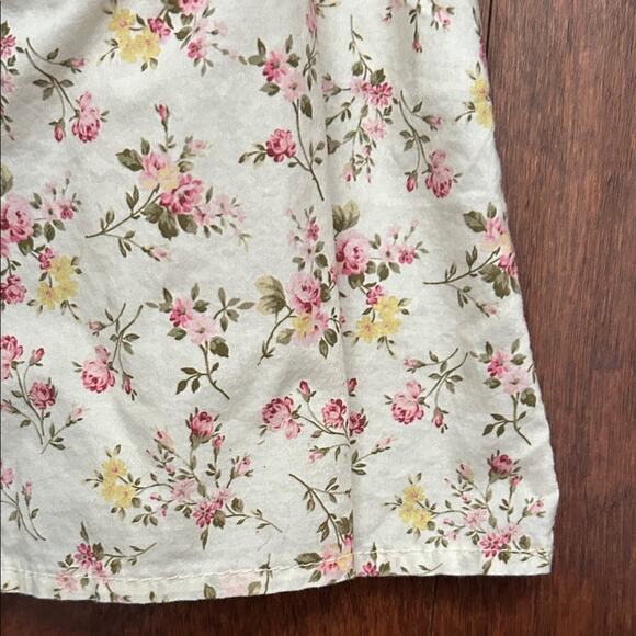 Super Cute Girl’s Cottagecore Floral Puff Sleeve Dress, Size Large (Aprx Size 4) - Picture 6 of 11